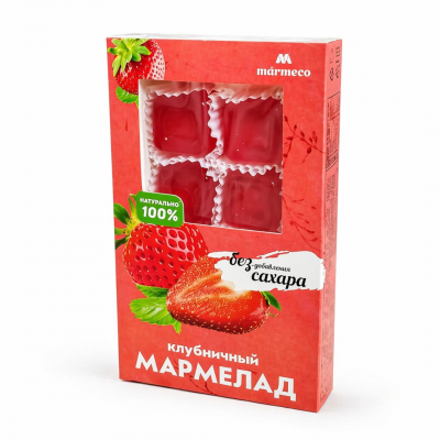 Мармелад клубничный без сахара 170г