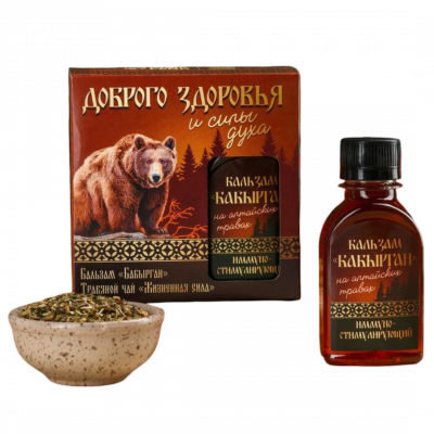 Набор бальзам+чай "Доброго здоровья"