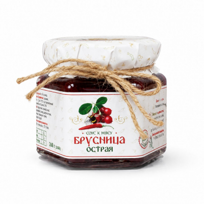 Соус к мясу "Брусница острая" 160г