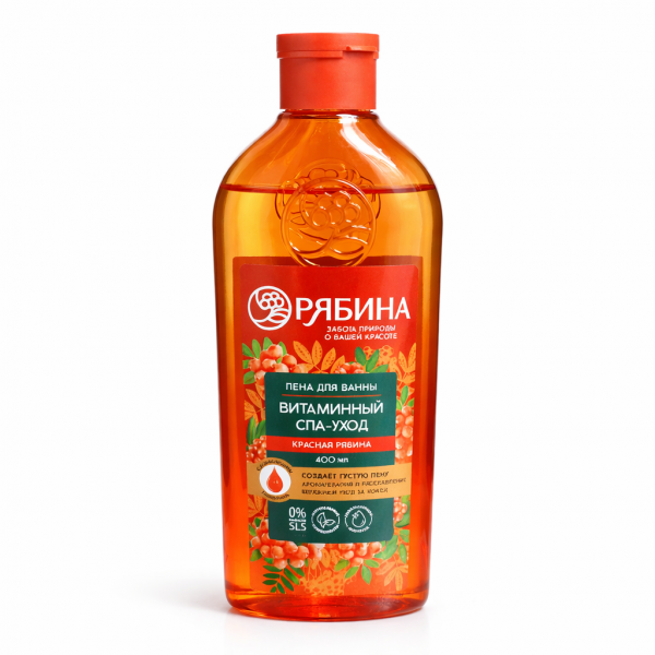 Пена для ванны "Красная рябина" 400мл