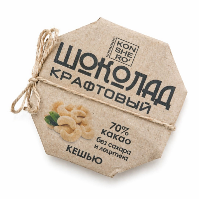Шоколад ремесленный "Кешью" 50г